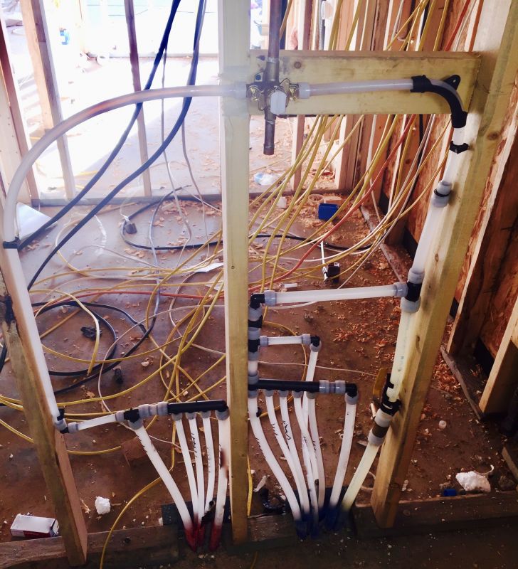 New Construction Plumbing detail